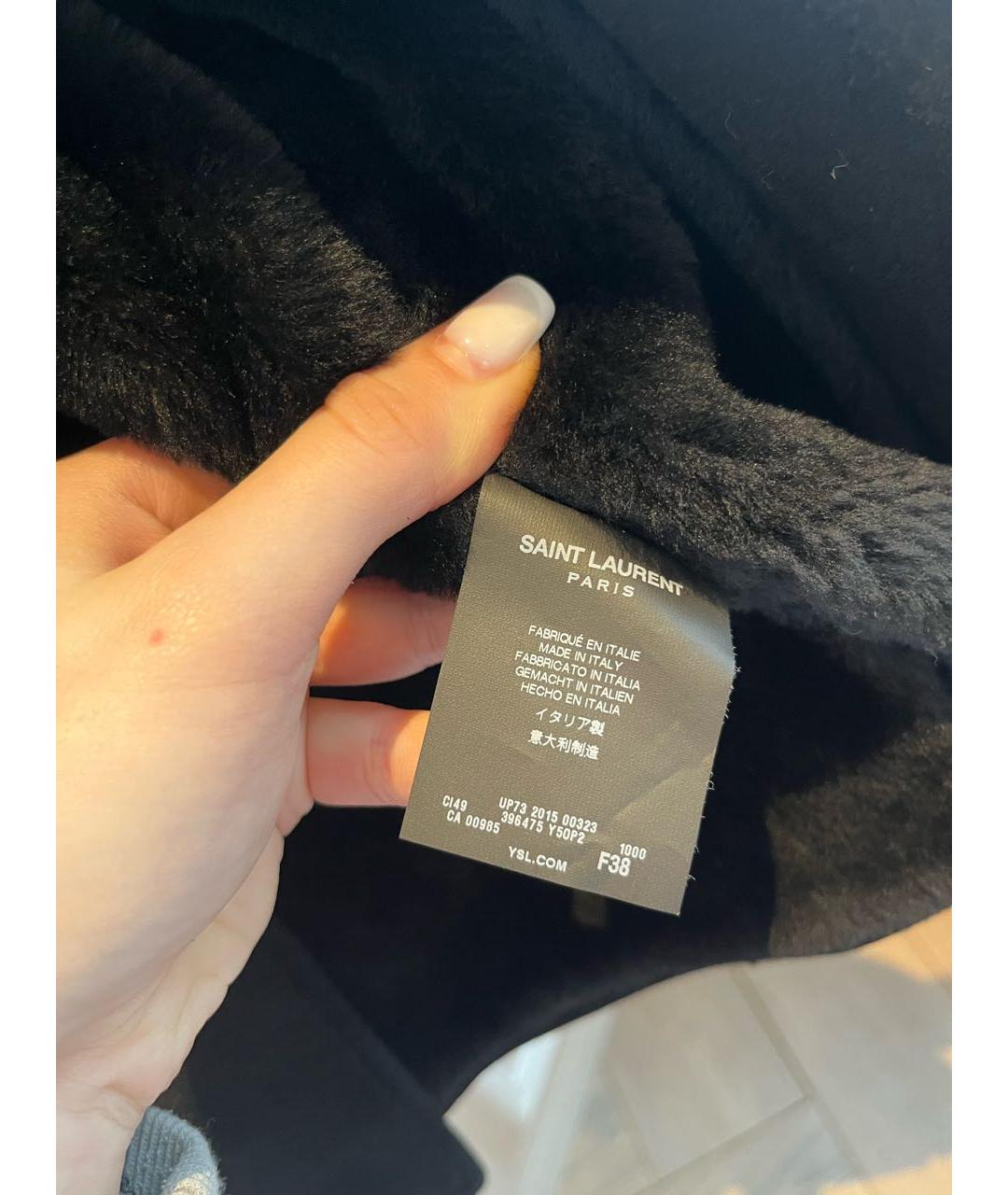 SAINT LAURENT Черная куртка, фото 6
