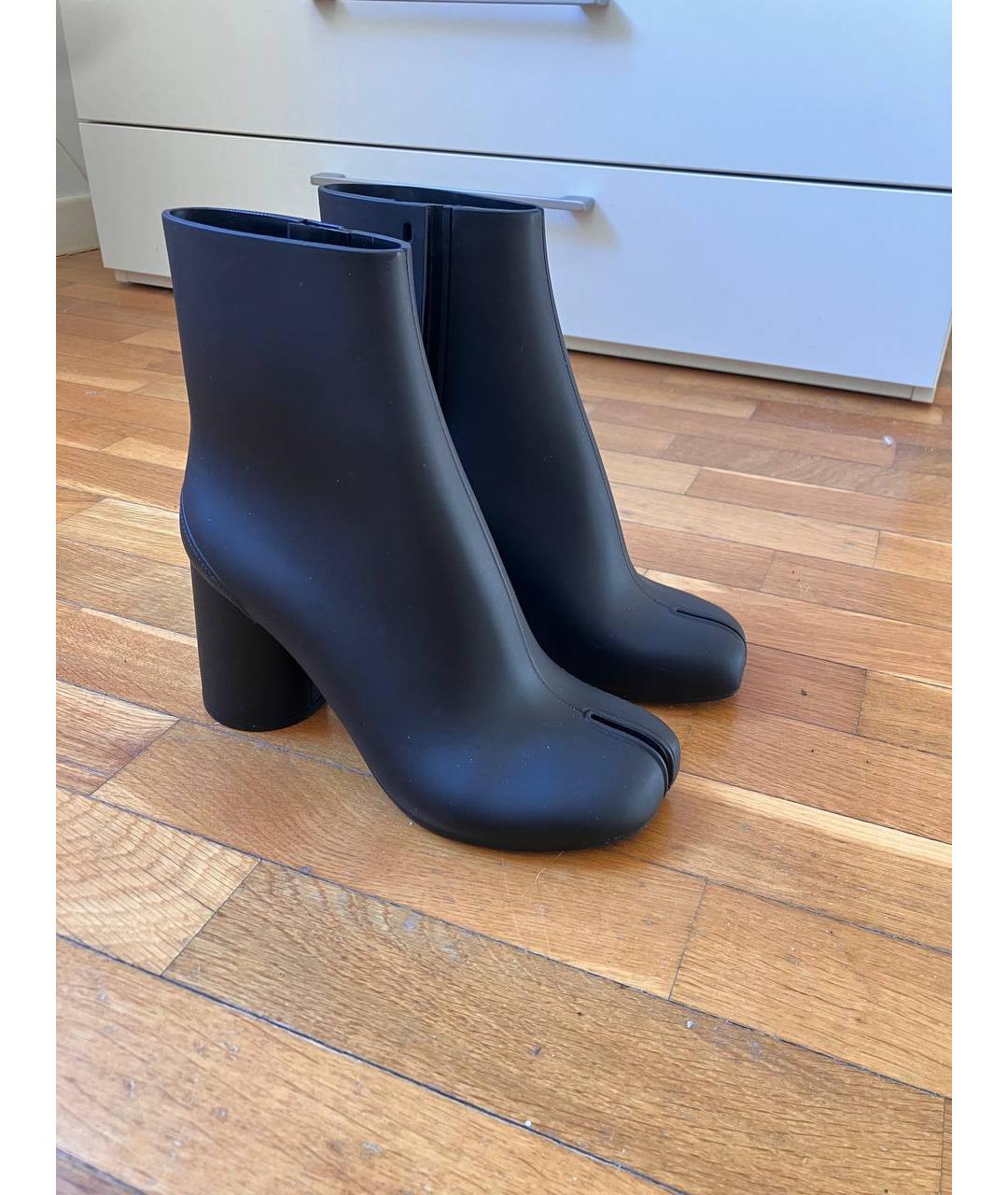 MAISON MARGIELA Черные ботильоны, фото 5