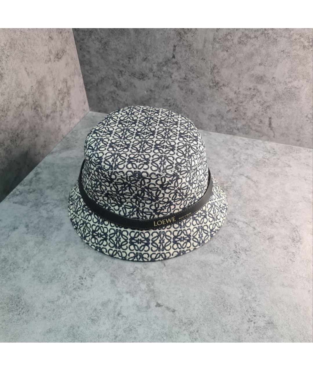 LOEWE Серая хлопковая панама, фото 2