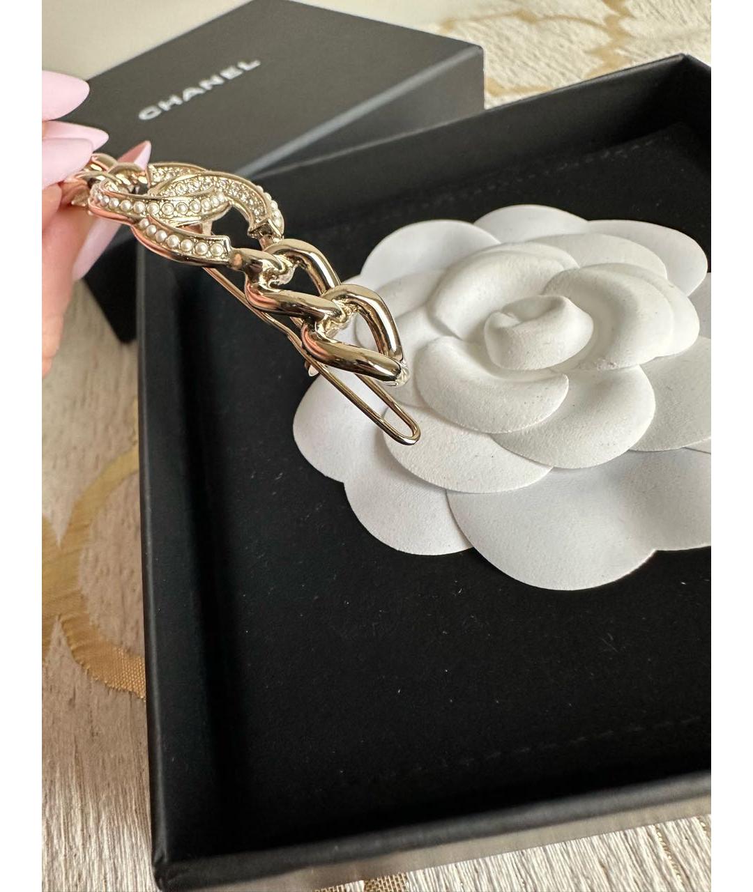 CHANEL Серебряная заколка, фото 5