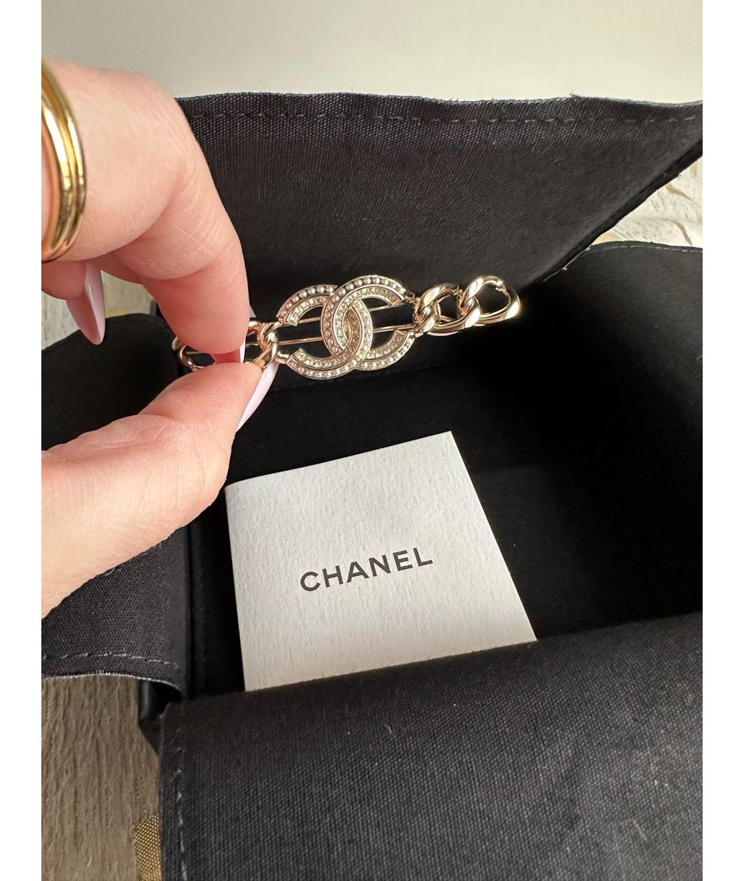 CHANEL Серебряная заколка, фото 3