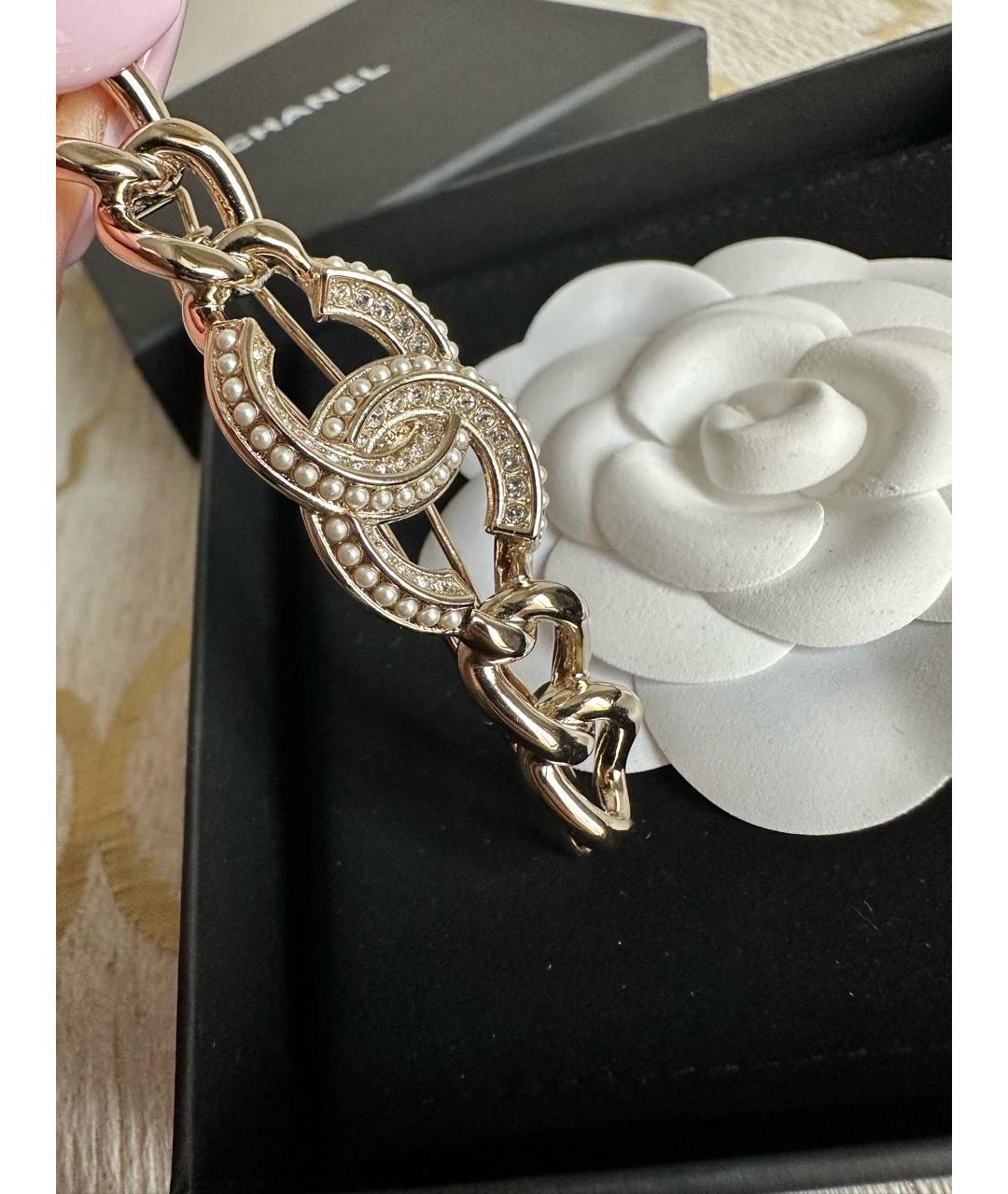 CHANEL Серебряная заколка, фото 6