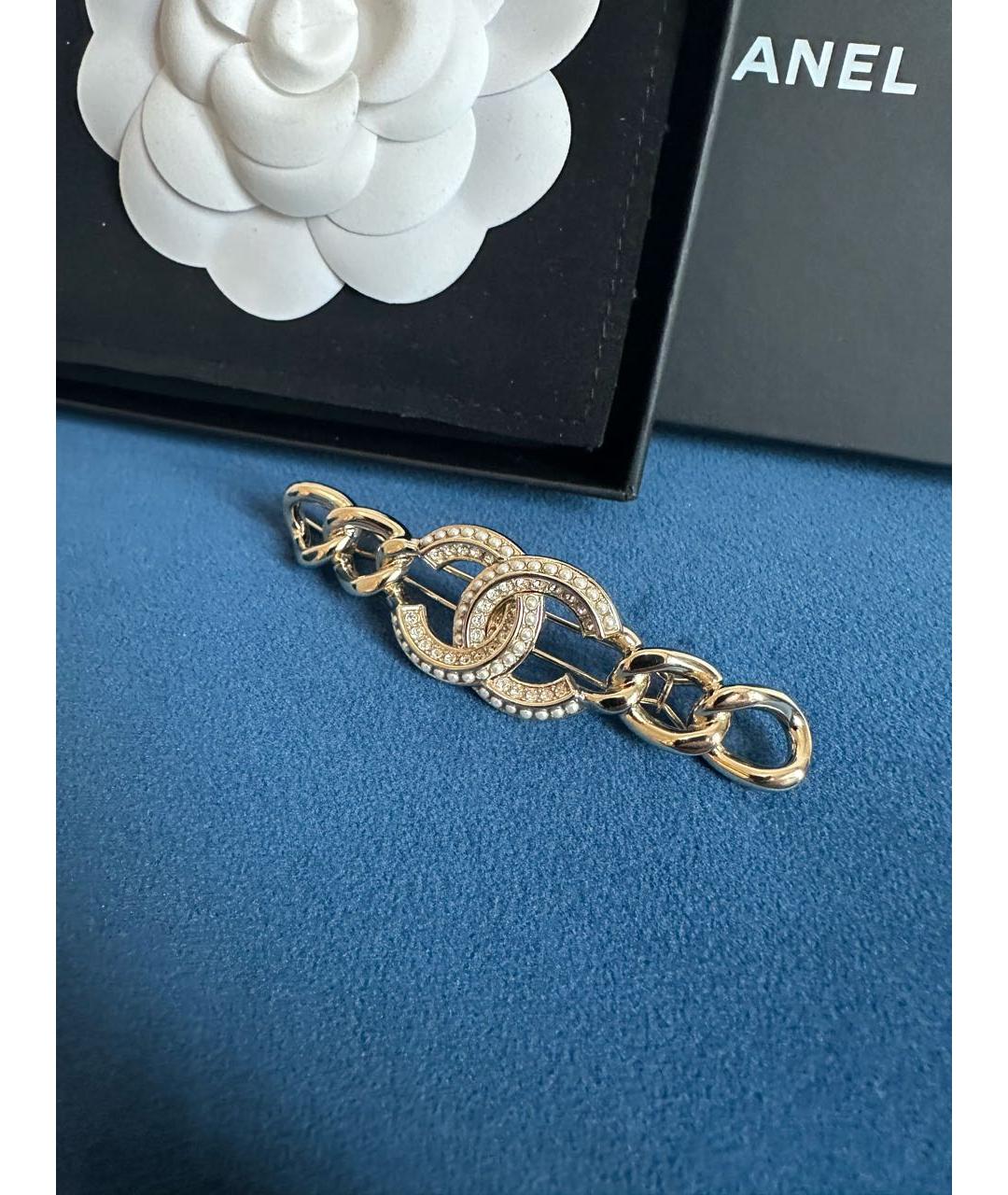 CHANEL Серебряная заколка, фото 8