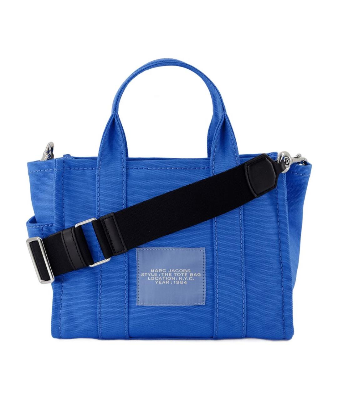 MARC JACOBS Синяя хлопковая сумка тоут, фото 3