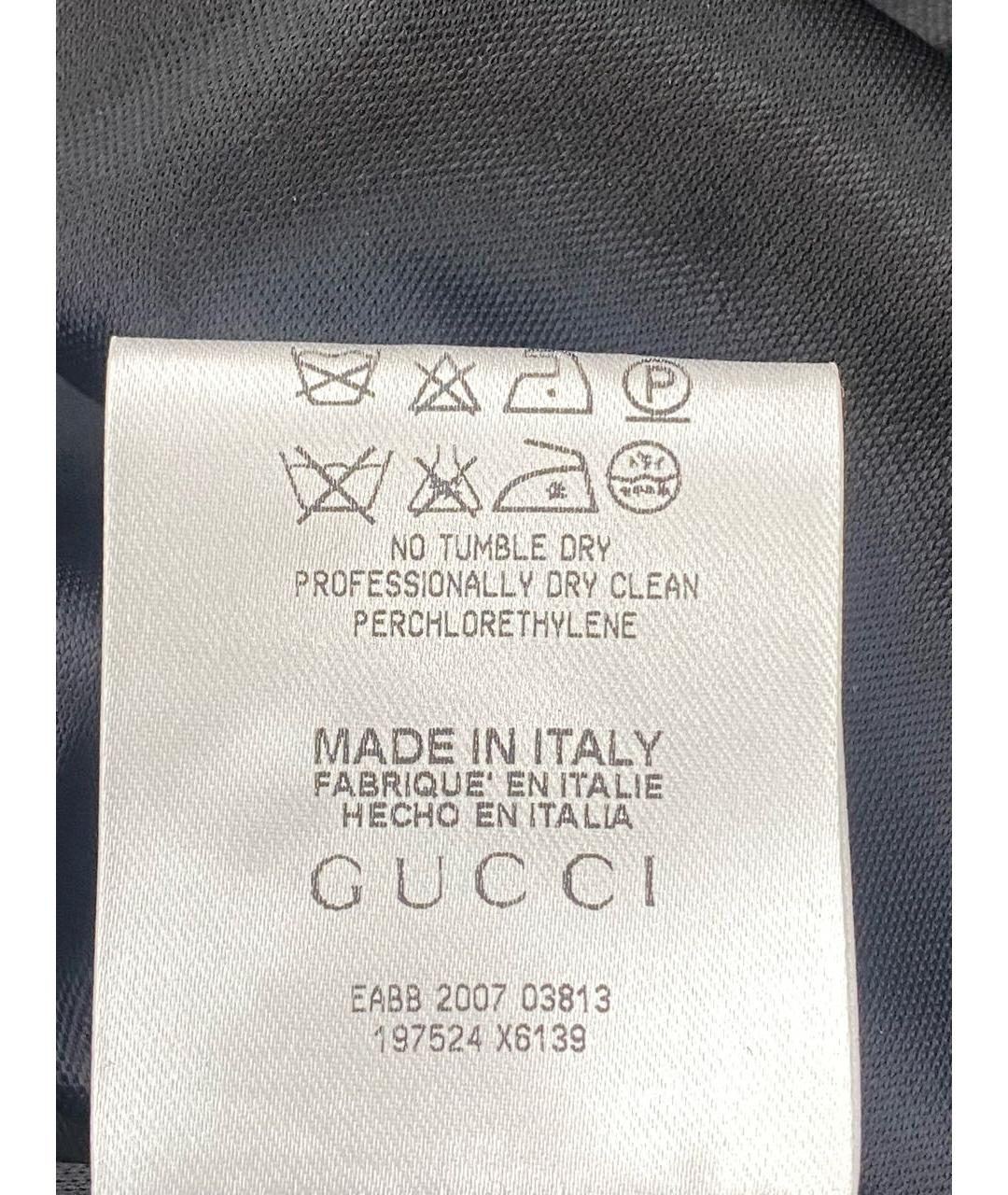 GUCCI Черное вискозное вечернее платье, фото 6