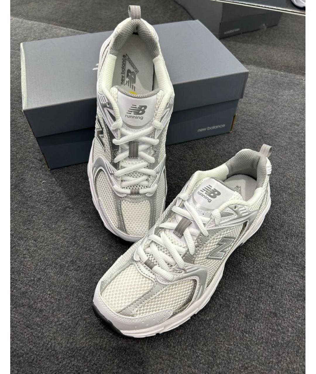NEW BALANCE Белые синтетические кроссовки, фото 6