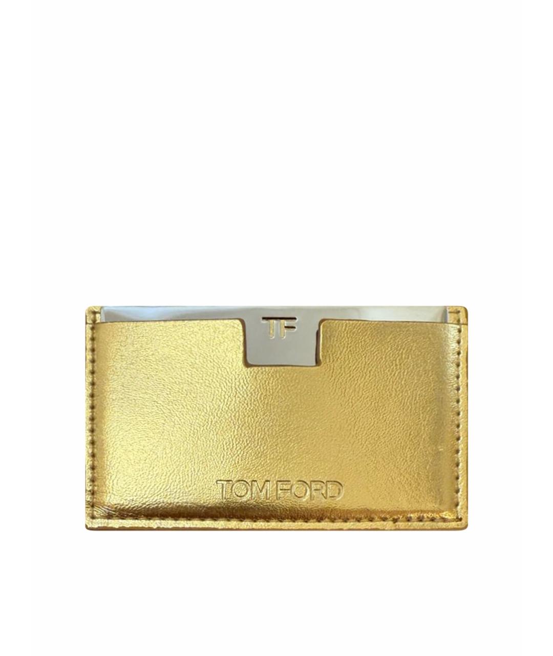 TOM FORD Золотой кардхолдер, фото 1