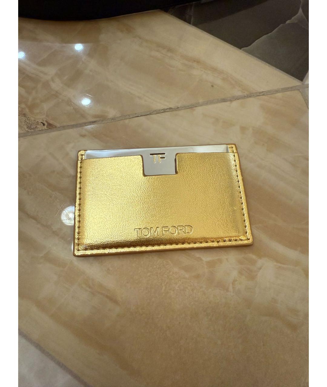 TOM FORD Золотой кардхолдер, фото 5