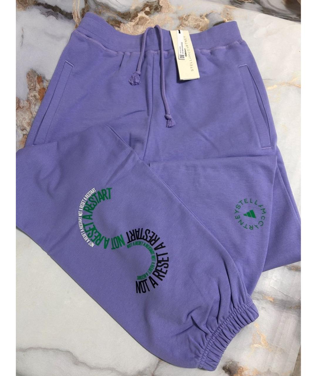 ADIDAS BY STELLA MCCARTNEY Фиолетовые прямые брюки, фото 7
