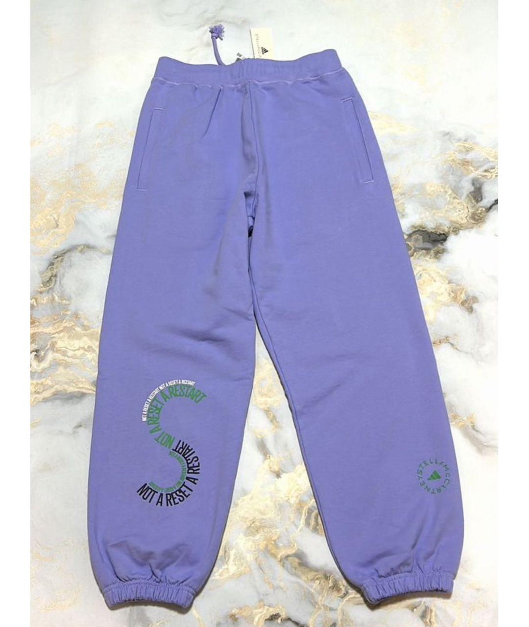 ADIDAS BY STELLA MCCARTNEY Фиолетовые брюки широкие, фото 6