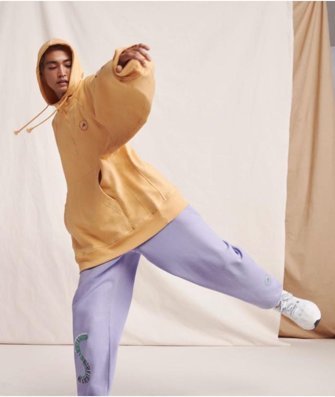 ADIDAS BY STELLA MCCARTNEY Фиолетовые брюки широкие, фото 7