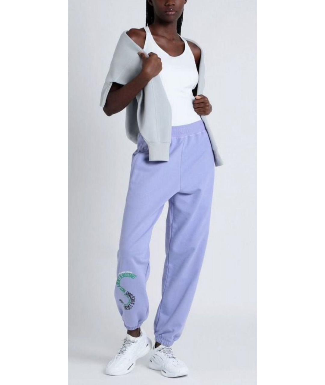 ADIDAS BY STELLA MCCARTNEY Фиолетовые брюки широкие, фото 3