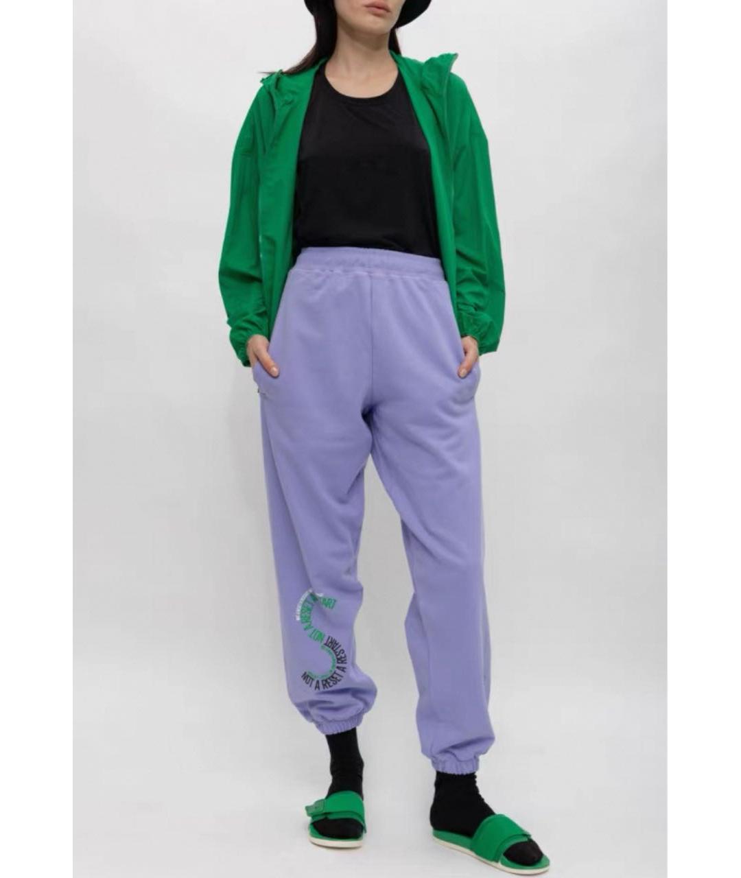 ADIDAS BY STELLA MCCARTNEY Фиолетовые брюки широкие, фото 8