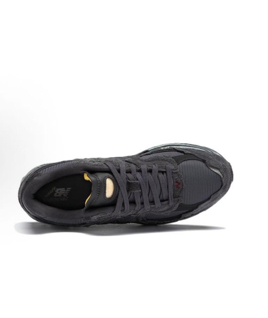 NEW BALANCE Черные замшевые низкие кроссовки / кеды, фото 3