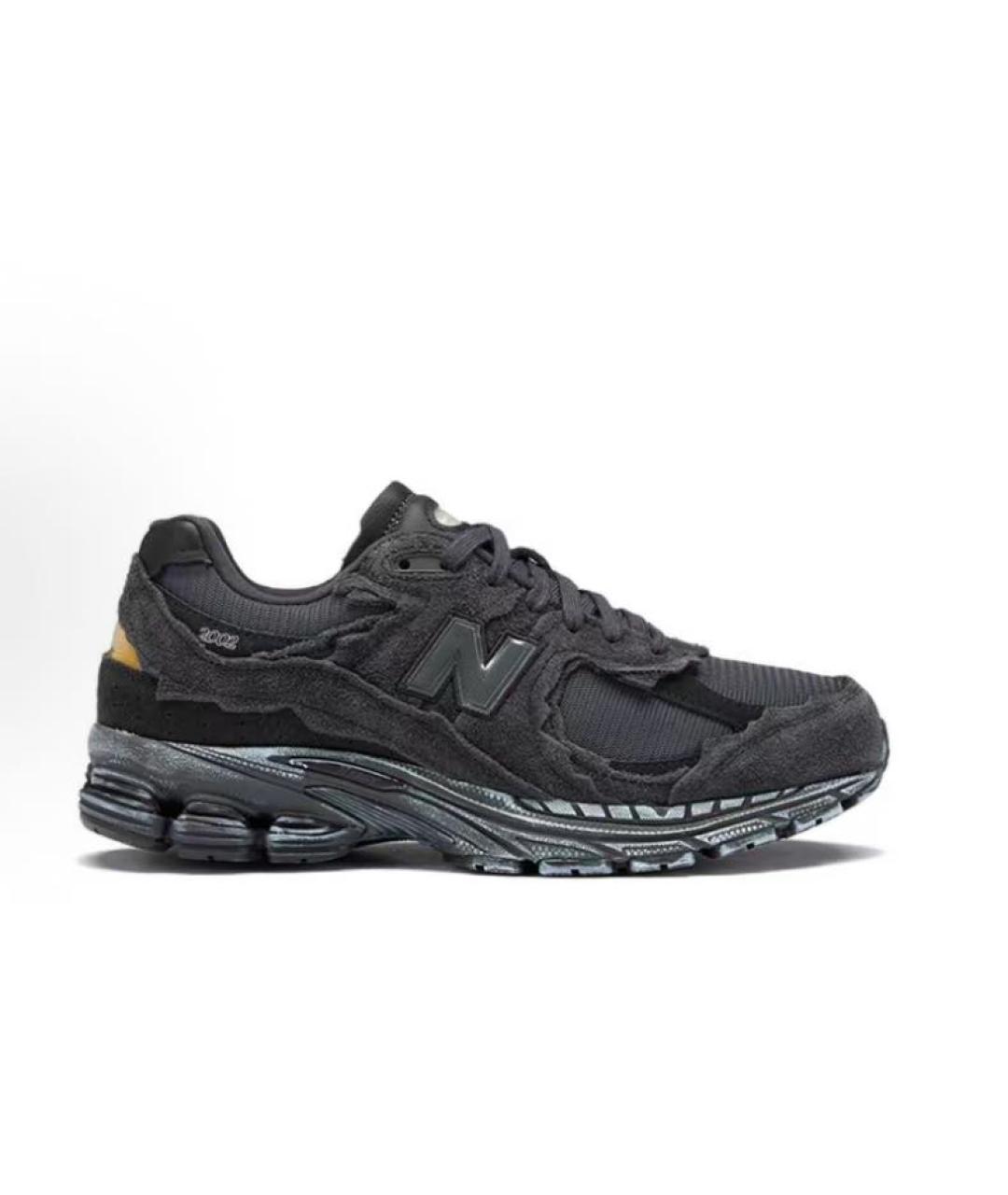 NEW BALANCE Черные замшевые низкие кроссовки / кеды, фото 8