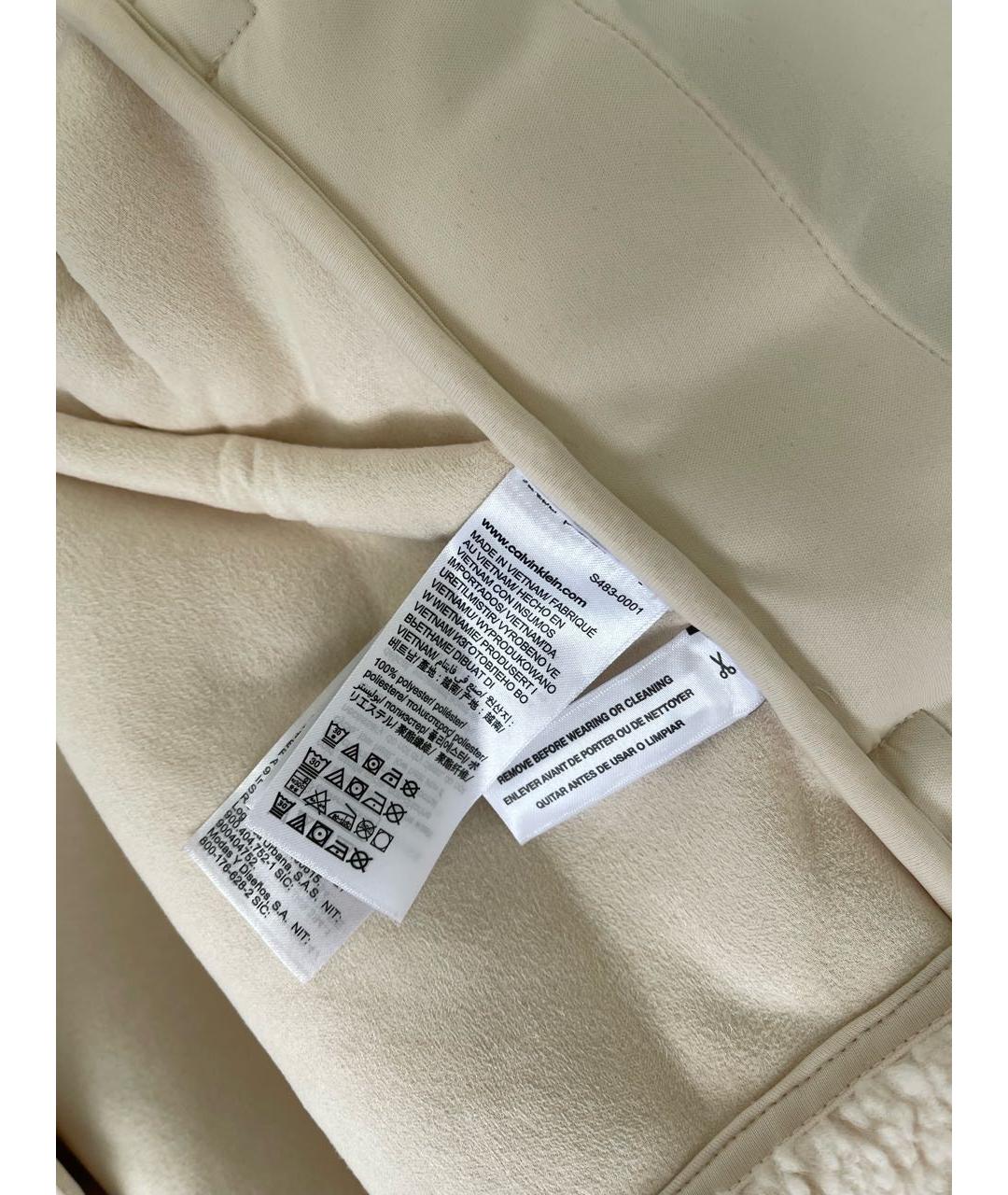 CALVIN KLEIN Бежевая шуба, фото 5