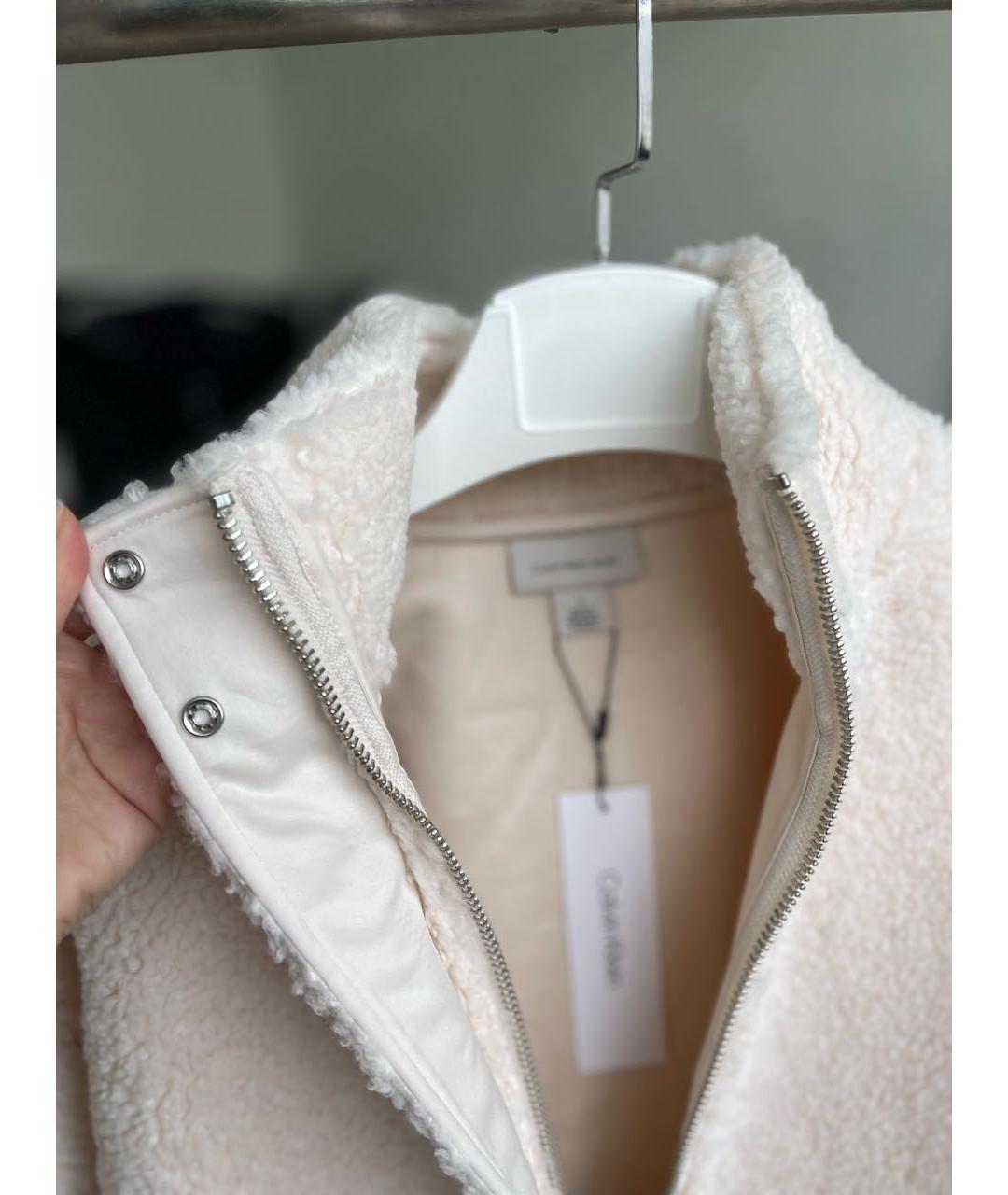 CALVIN KLEIN Бежевая шуба, фото 2