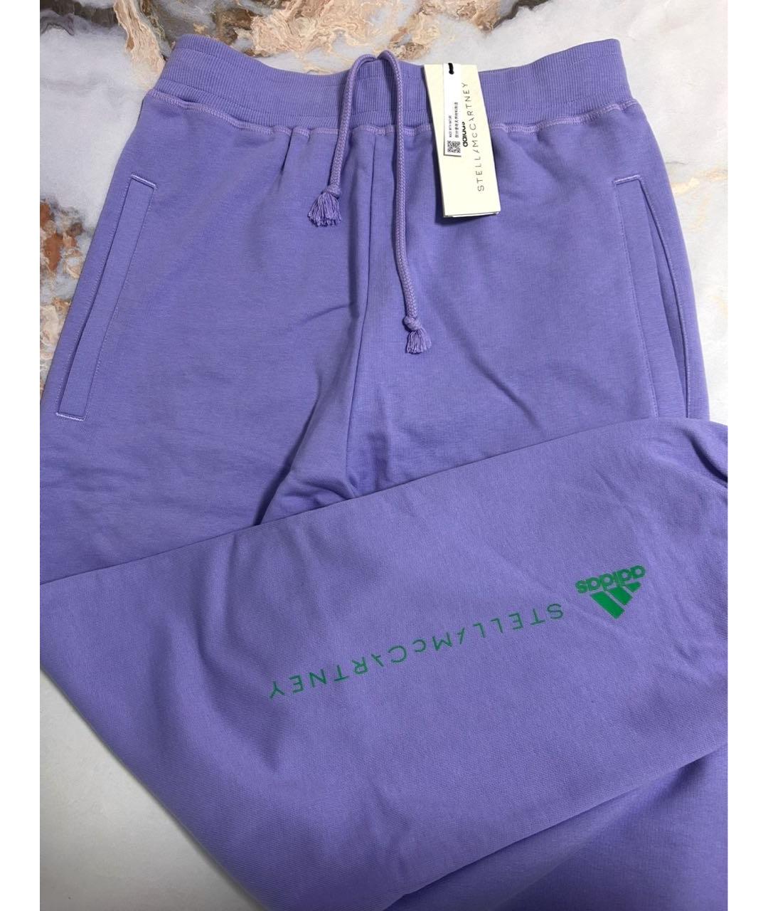 ADIDAS BY STELLA MCCARTNEY Фиолетовые прямые брюки, фото 4