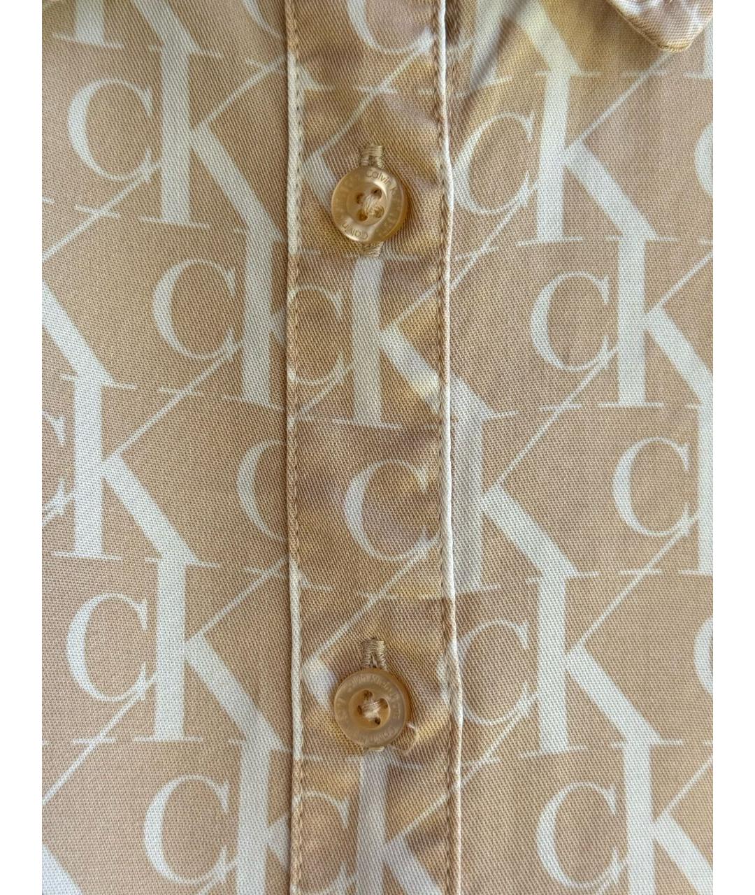 CALVIN KLEIN Бежевая рубашка, фото 6