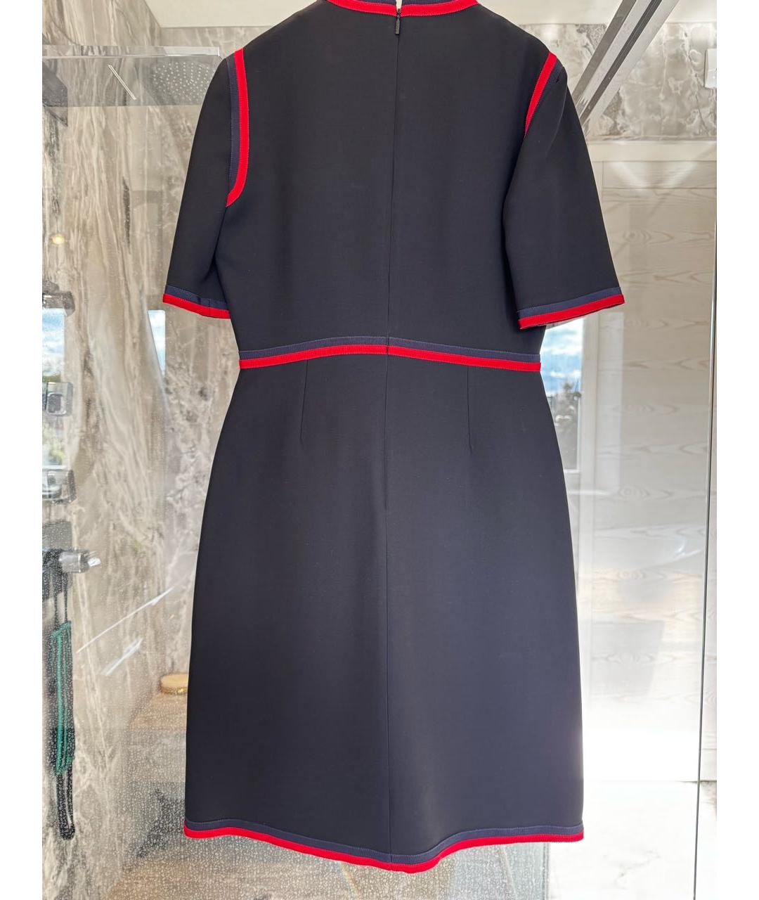 GUCCI Черное шерстяное платье, фото 2
