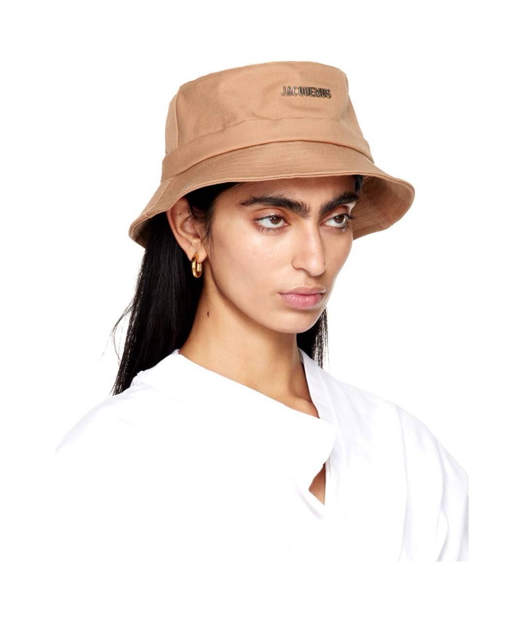 JACQUEMUS Бежевая панама, фото 6