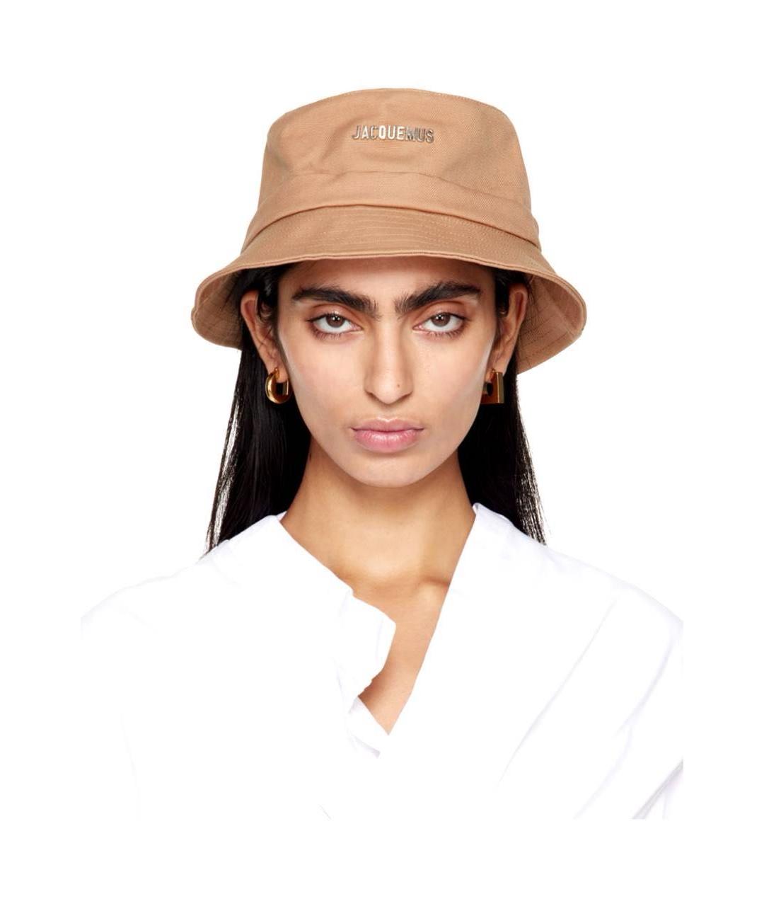 JACQUEMUS Бежевая панама, фото 4