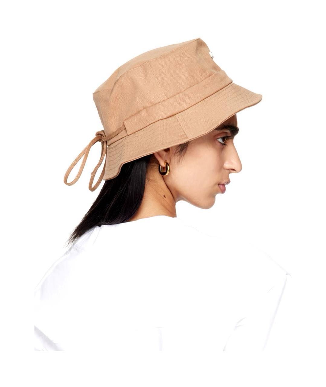 JACQUEMUS Бежевая панама, фото 5
