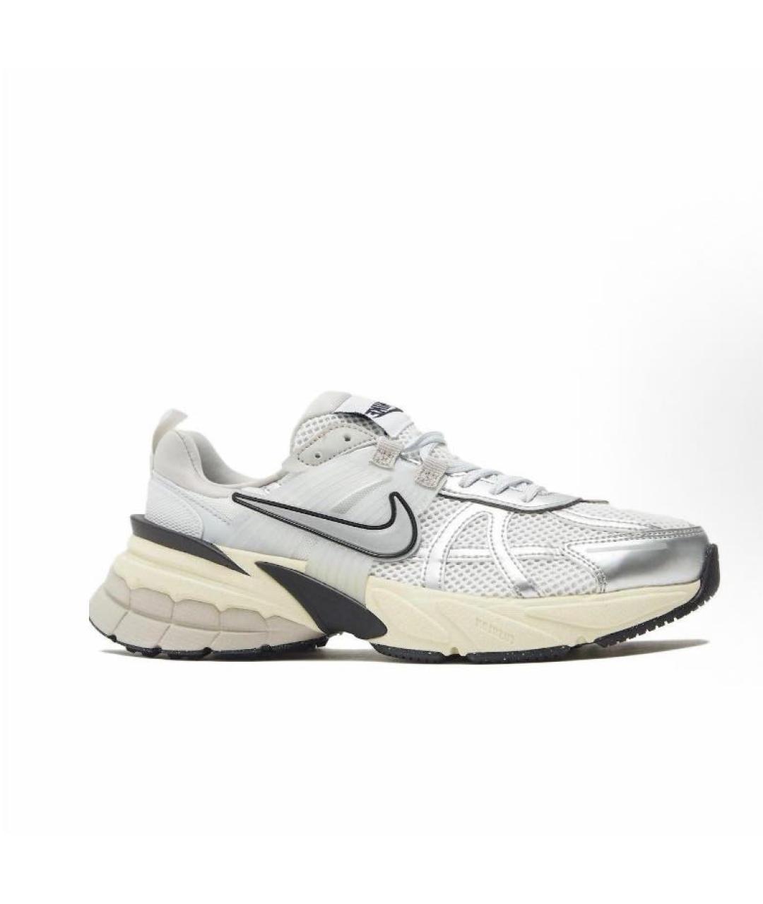 NIKE Белые синтетические низкие кроссовки / кеды, фото 9