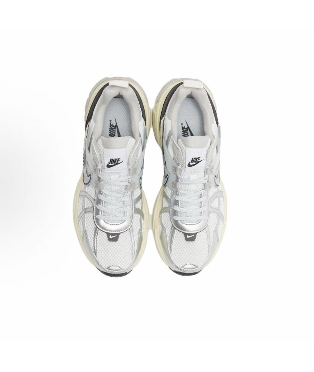 NIKE Белые синтетические низкие кроссовки / кеды, фото 3