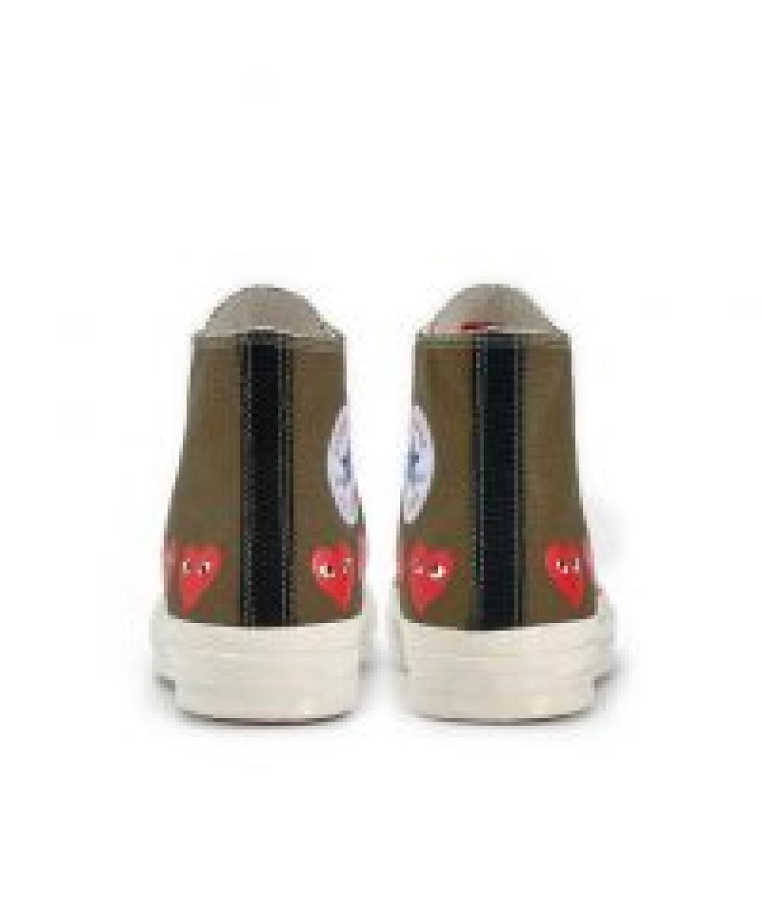 CONVERSE Хаки текстильные кеды, фото 4