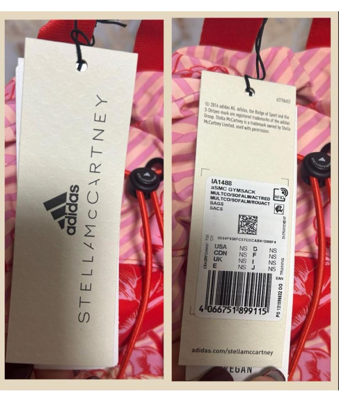 ADIDAS BY STELLA MCCARTNEY Розовый рюкзак, фото 5