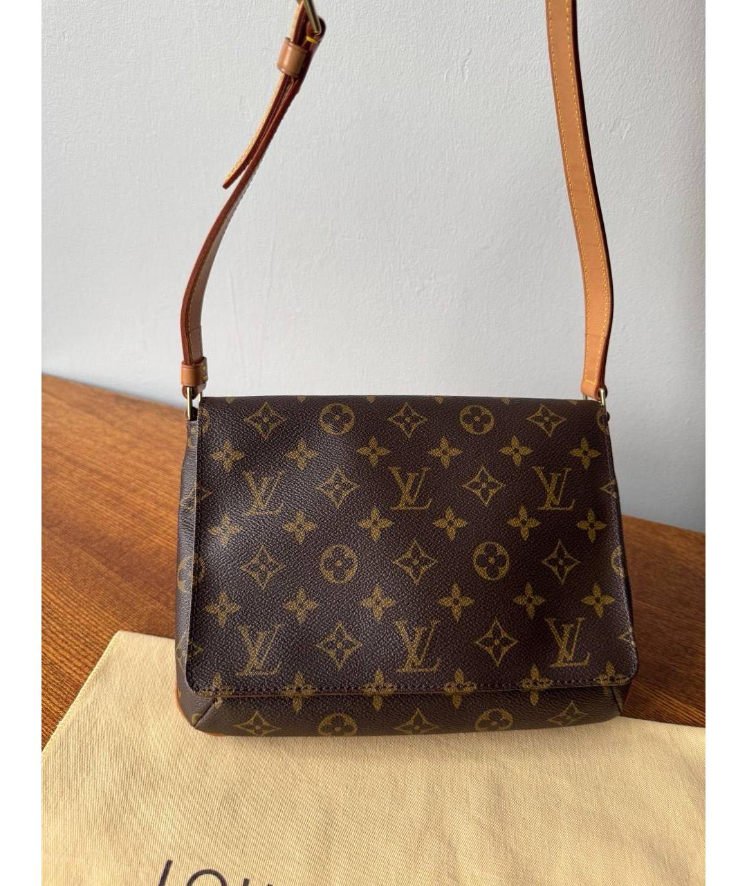 LOUIS VUITTON Коричневая сумка через плечо, фото 3