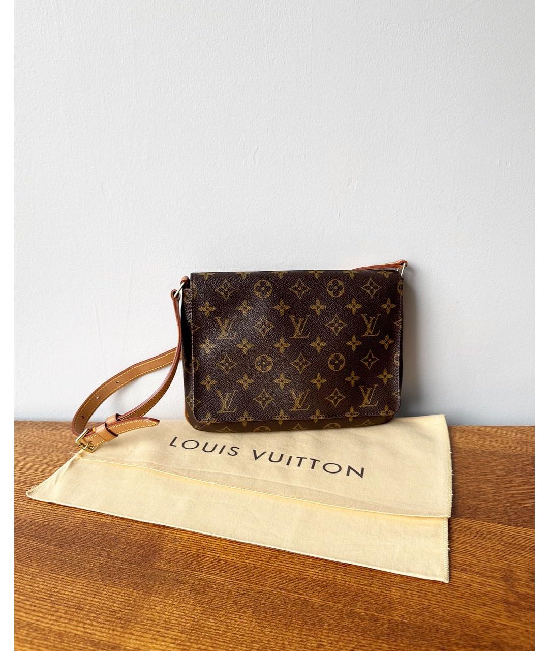 LOUIS VUITTON Коричневая сумка через плечо, фото 9