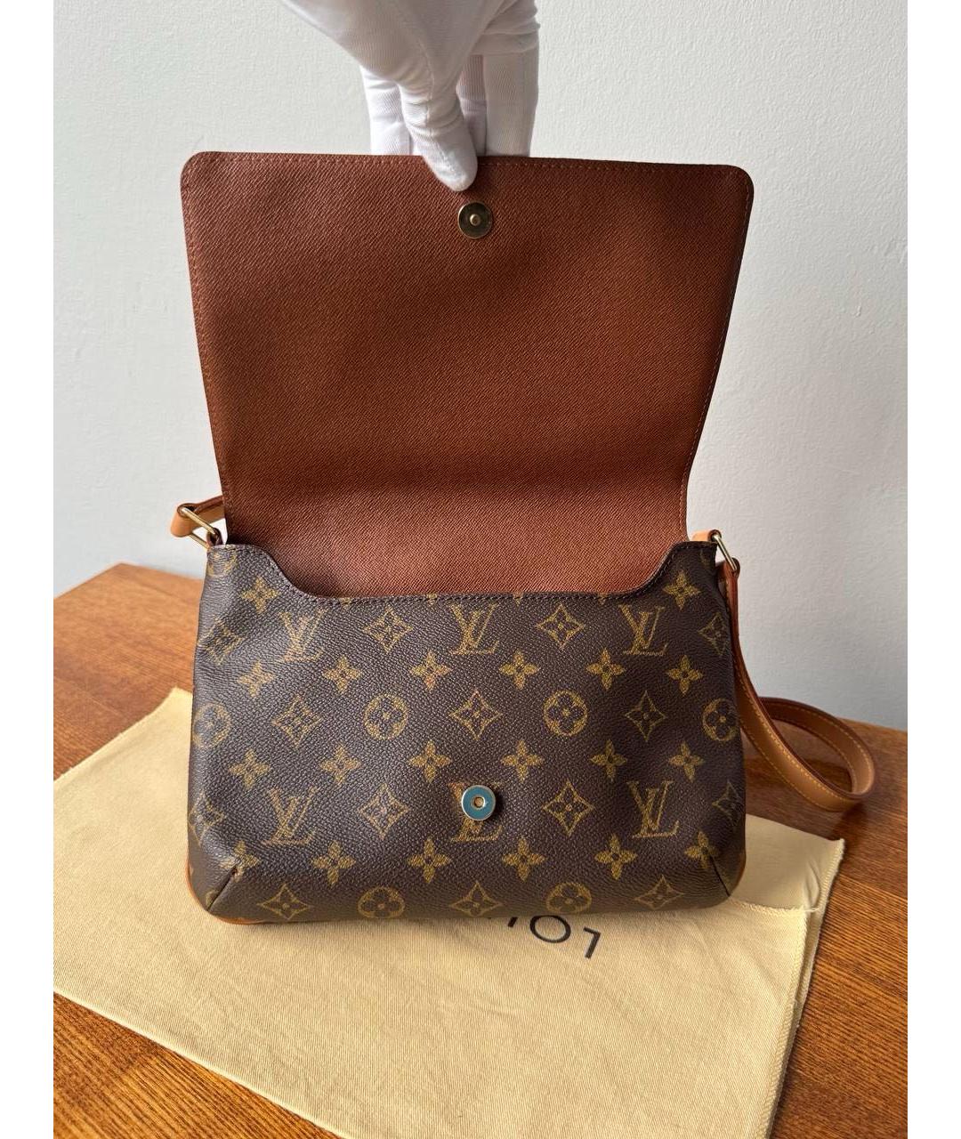LOUIS VUITTON Коричневая сумка через плечо, фото 5