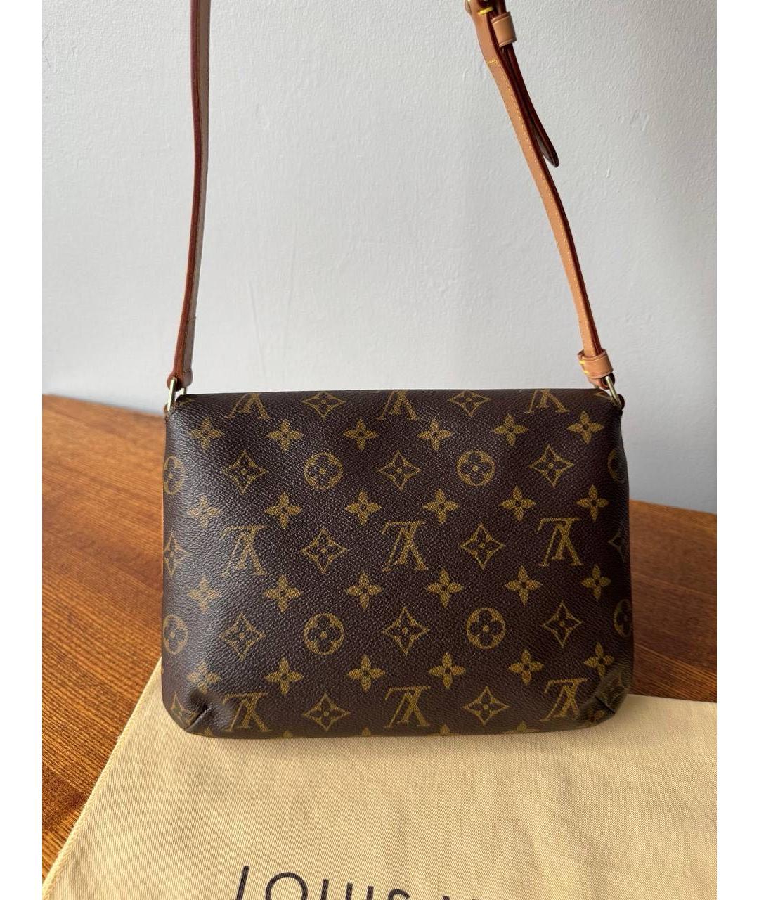 LOUIS VUITTON Коричневая сумка через плечо, фото 4