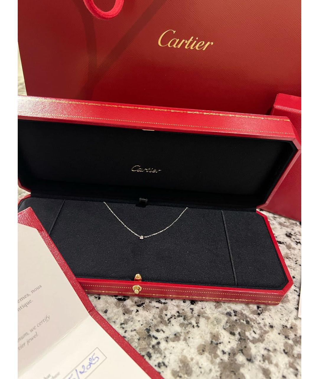 CARTIER Подвеска из белого золота, фото 2