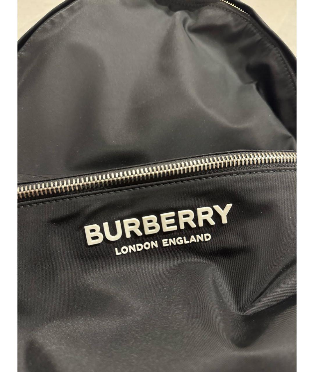 BURBERRY Черный тканевый рюкзак, фото 5