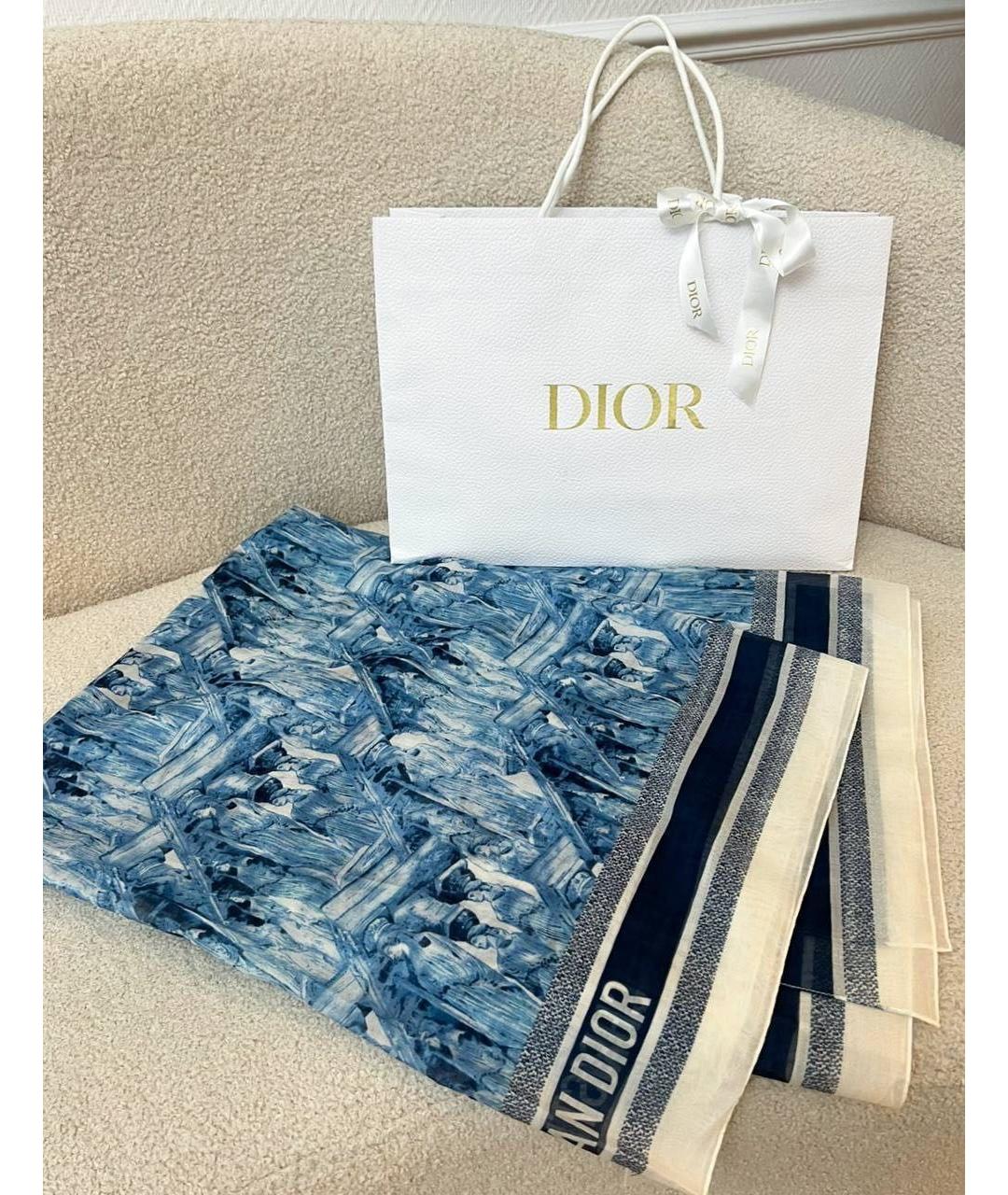 CHRISTIAN DIOR Мульти хлопковый платок, фото 5