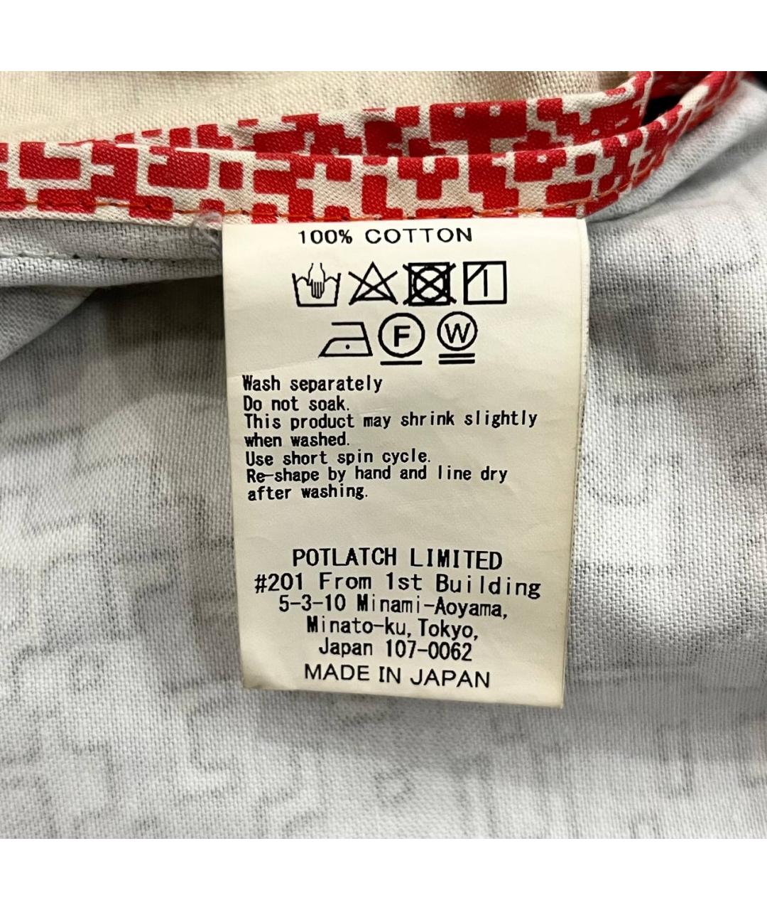 CAV EMPT Голубая хлопковая кэжуал рубашка, фото 6