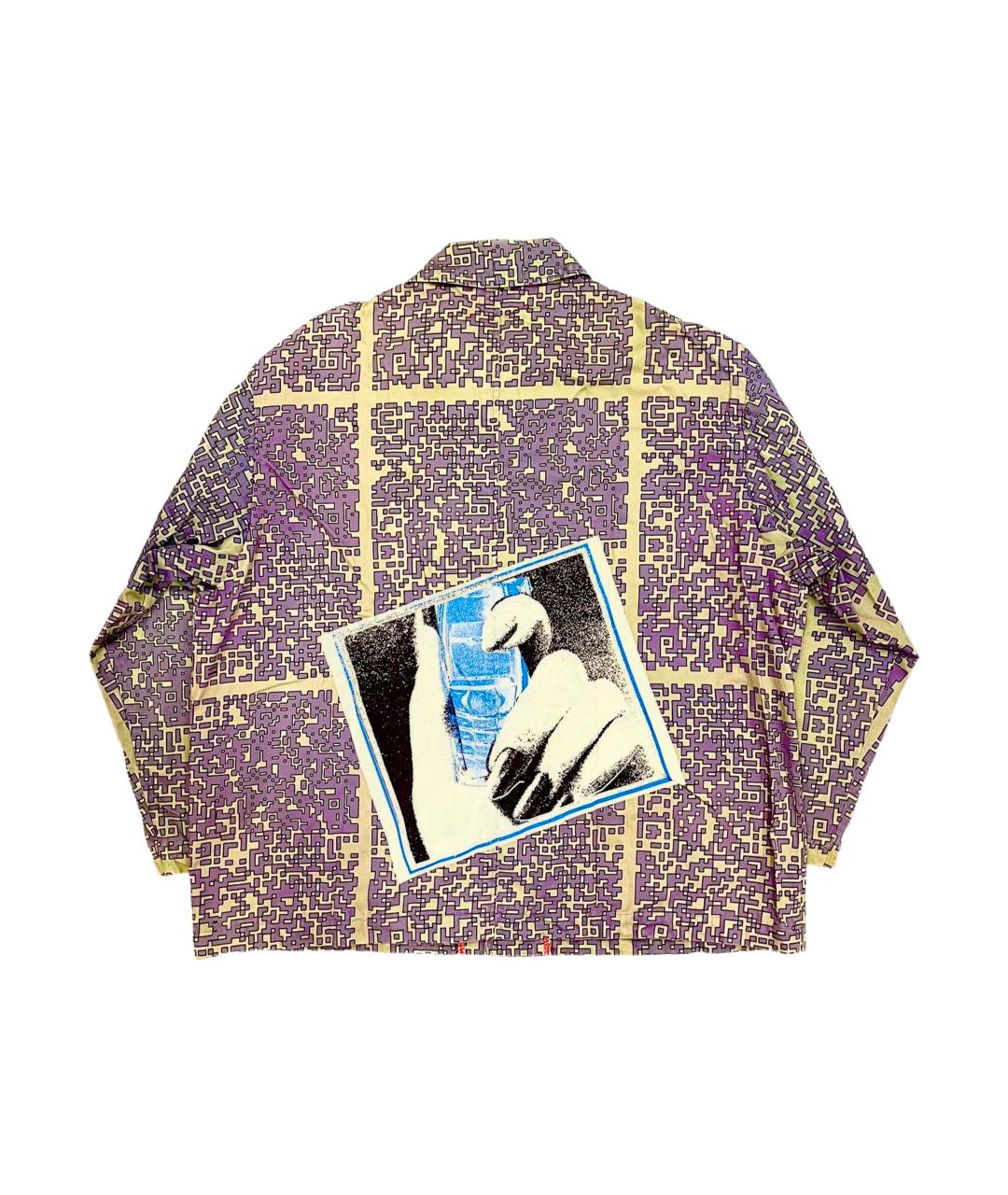 CAV EMPT Голубая хлопковая кэжуал рубашка, фото 2