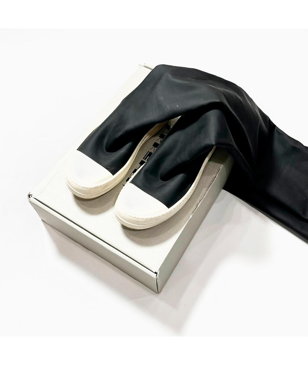 RICK OWENS DRKSHDW Черные резиновые ботфорты, фото 3