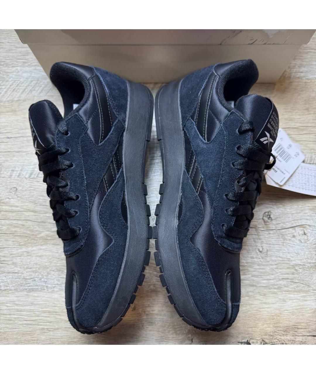 REEBOK Черные замшевые низкие кроссовки / кеды, фото 10