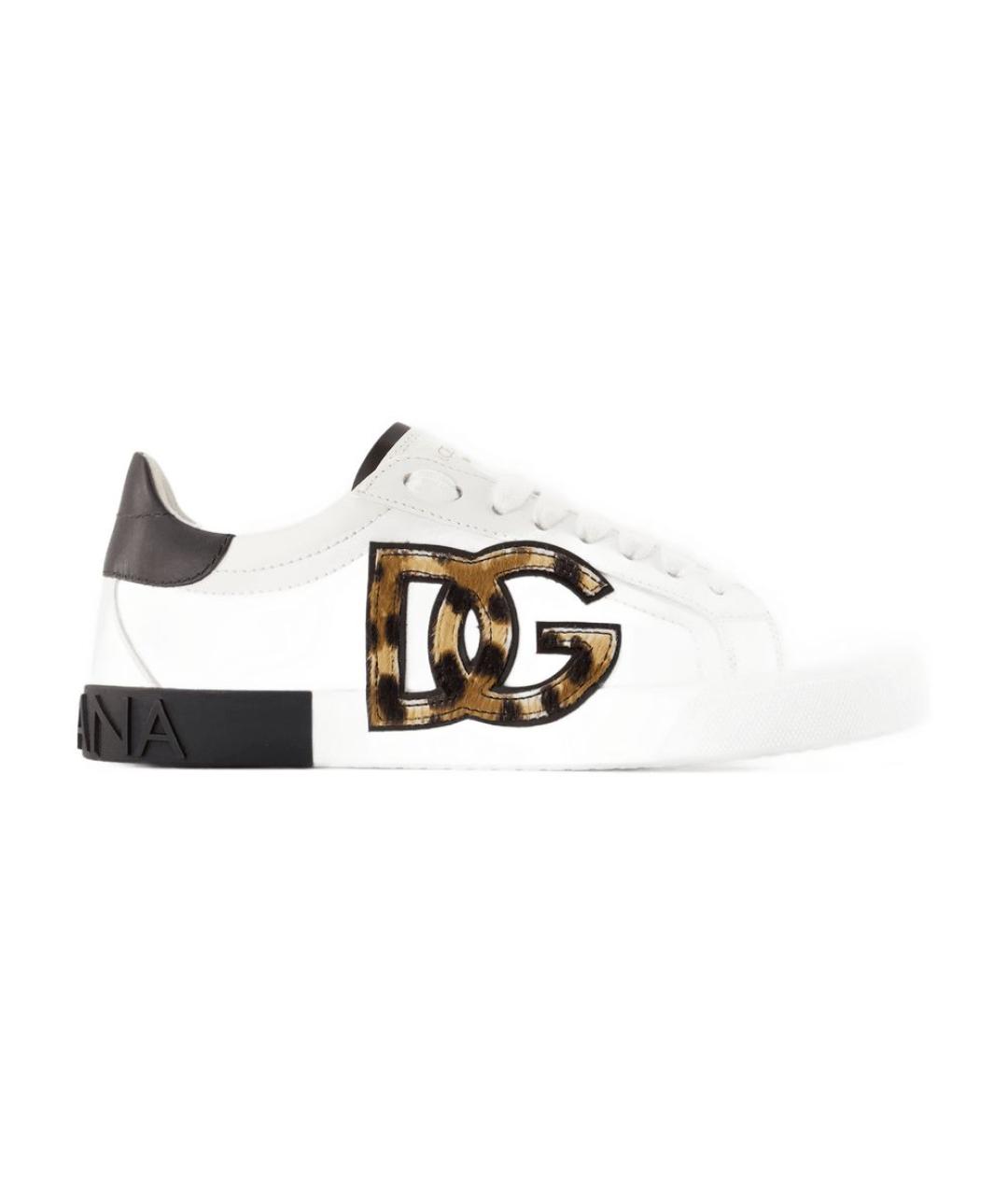 DOLCE&GABBANA Белые кеды, фото 1