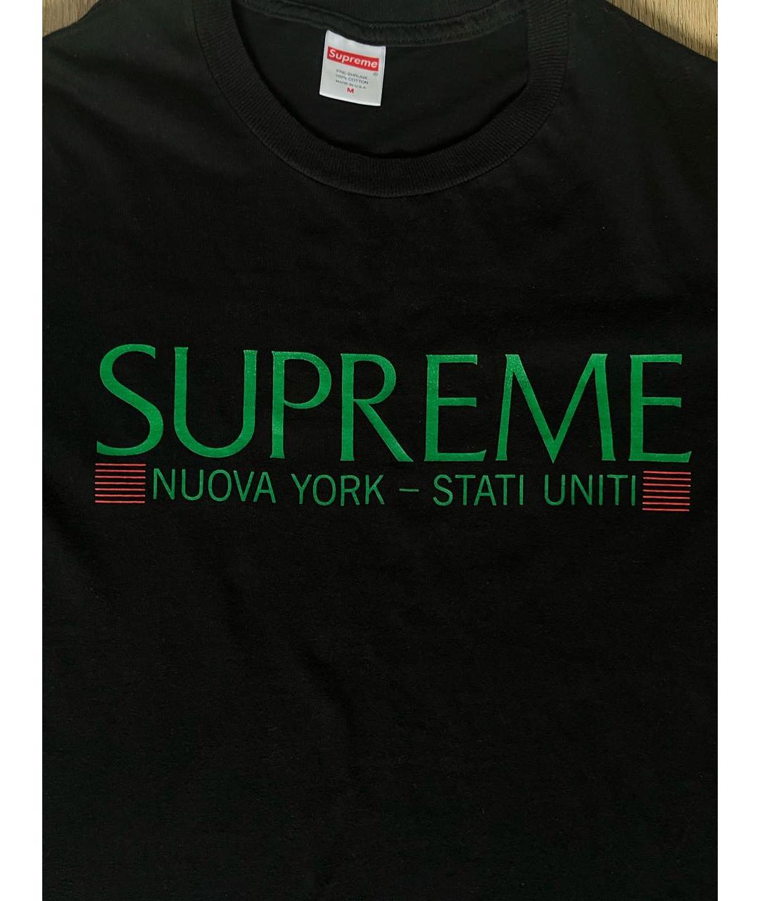 SUPREME Белая хлопковая футболка, фото 3