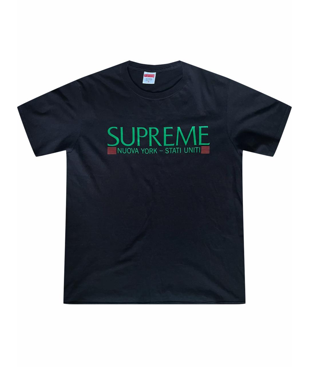SUPREME Белая хлопковая футболка, фото 1