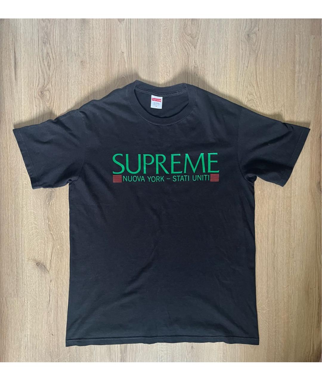 SUPREME Белая хлопковая футболка, фото 6