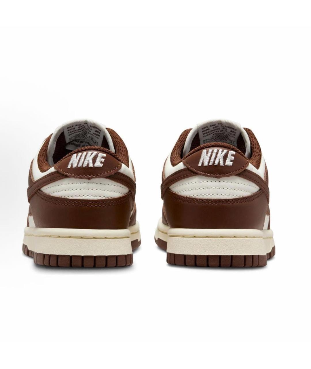 NIKE Коричневые кожаные кроссовки, фото 4