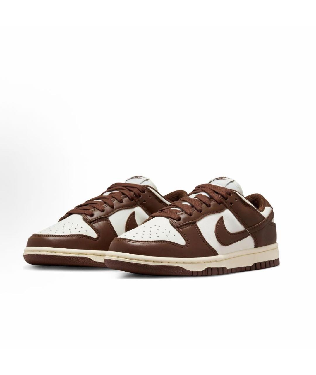 NIKE Коричневые кожаные кроссовки, фото 2