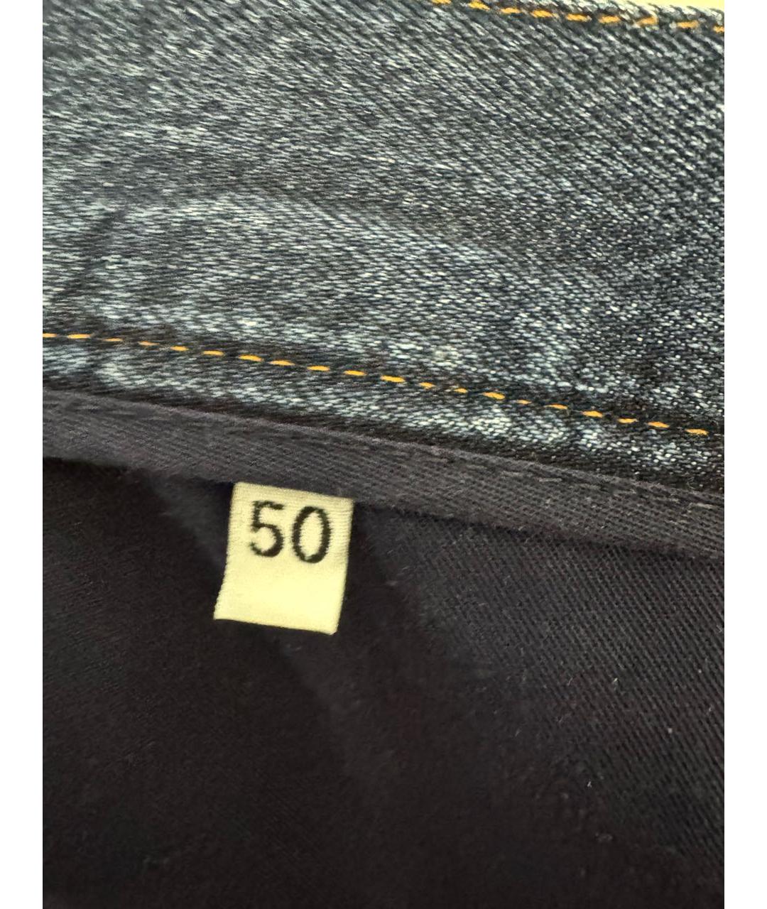 DOLCE&GABBANA Синие хлопковые джинсы скинни, фото 6
