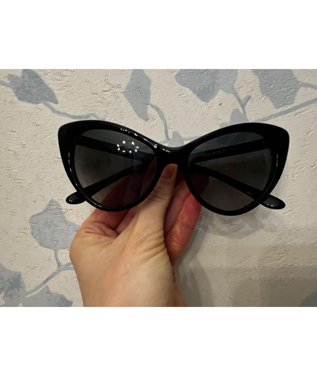 TOM FORD Черные пластиковые солнцезащитные очки, фото 4